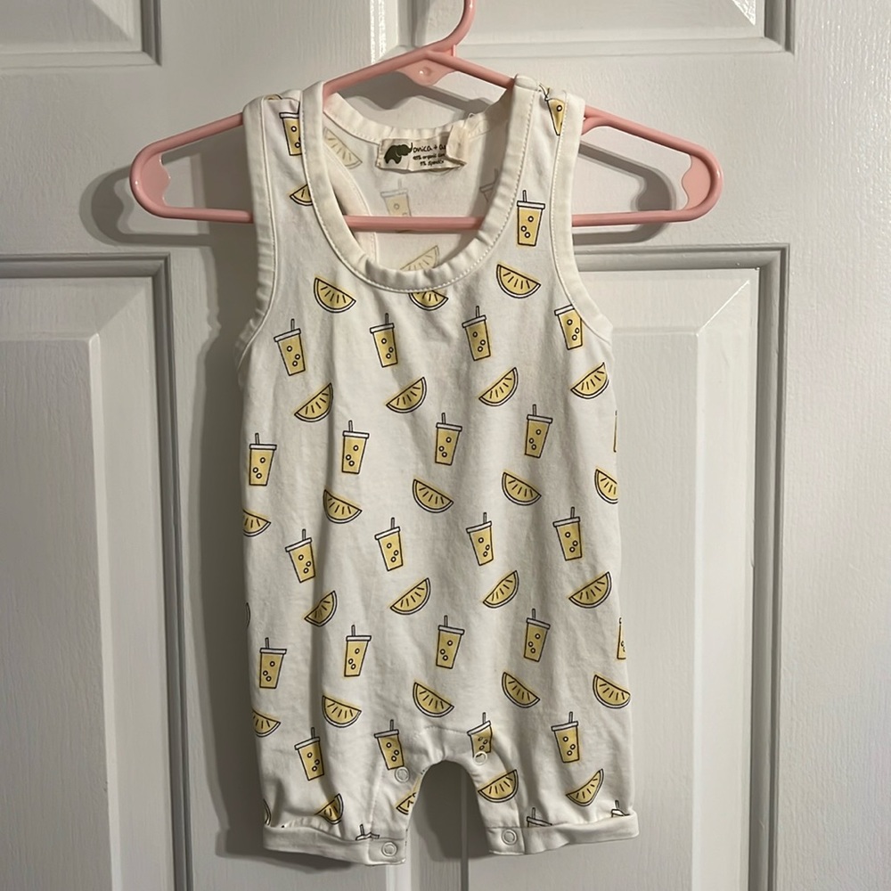 Monica and Andy Romper 🍋